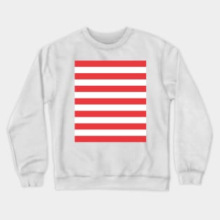 Red And White Striped For Family Holidays Crewneck Sweatshirt